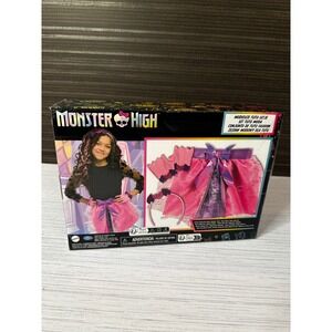 Monster High Draculaura Fashion Tutu Set Pink Purple 4-6x Dress Up Costume New